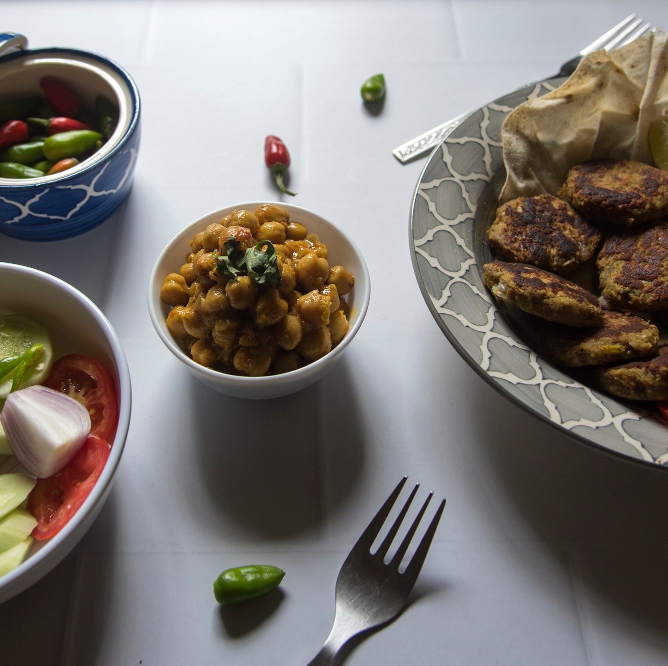 Chickpeas masala curry