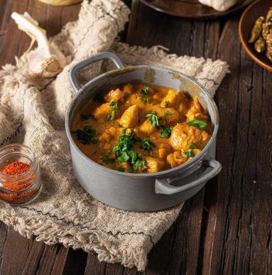 Delicious chicken curry