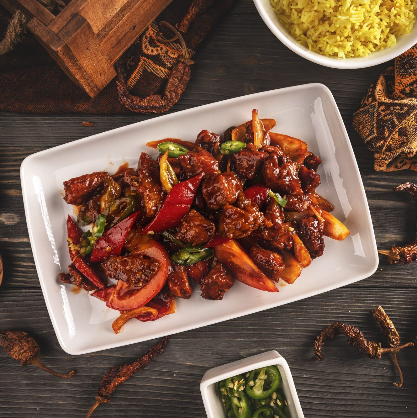 Devilled chilli chicken