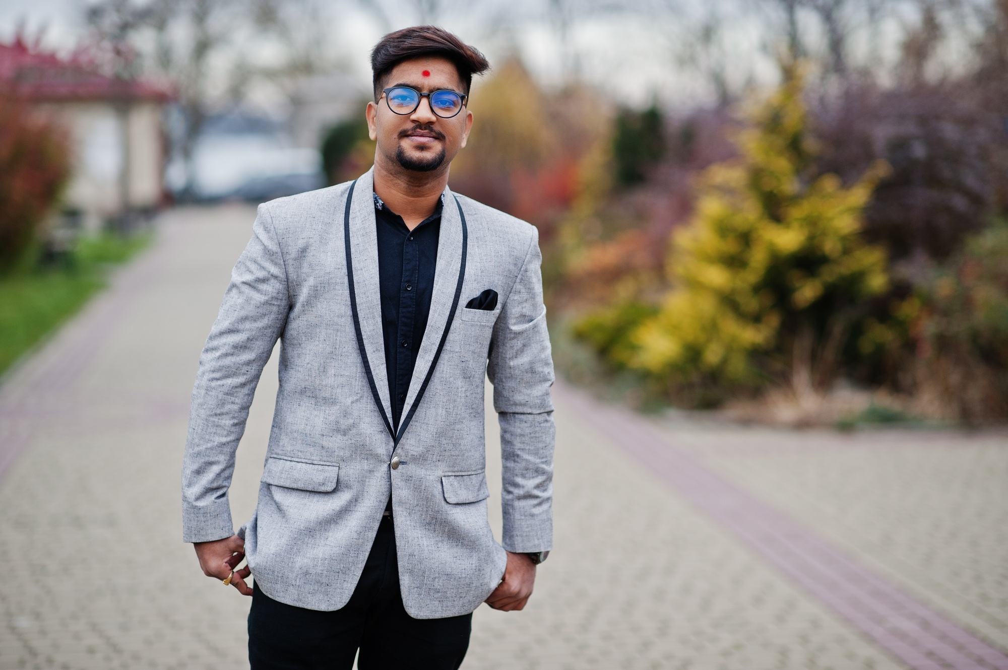 Stylish indian man